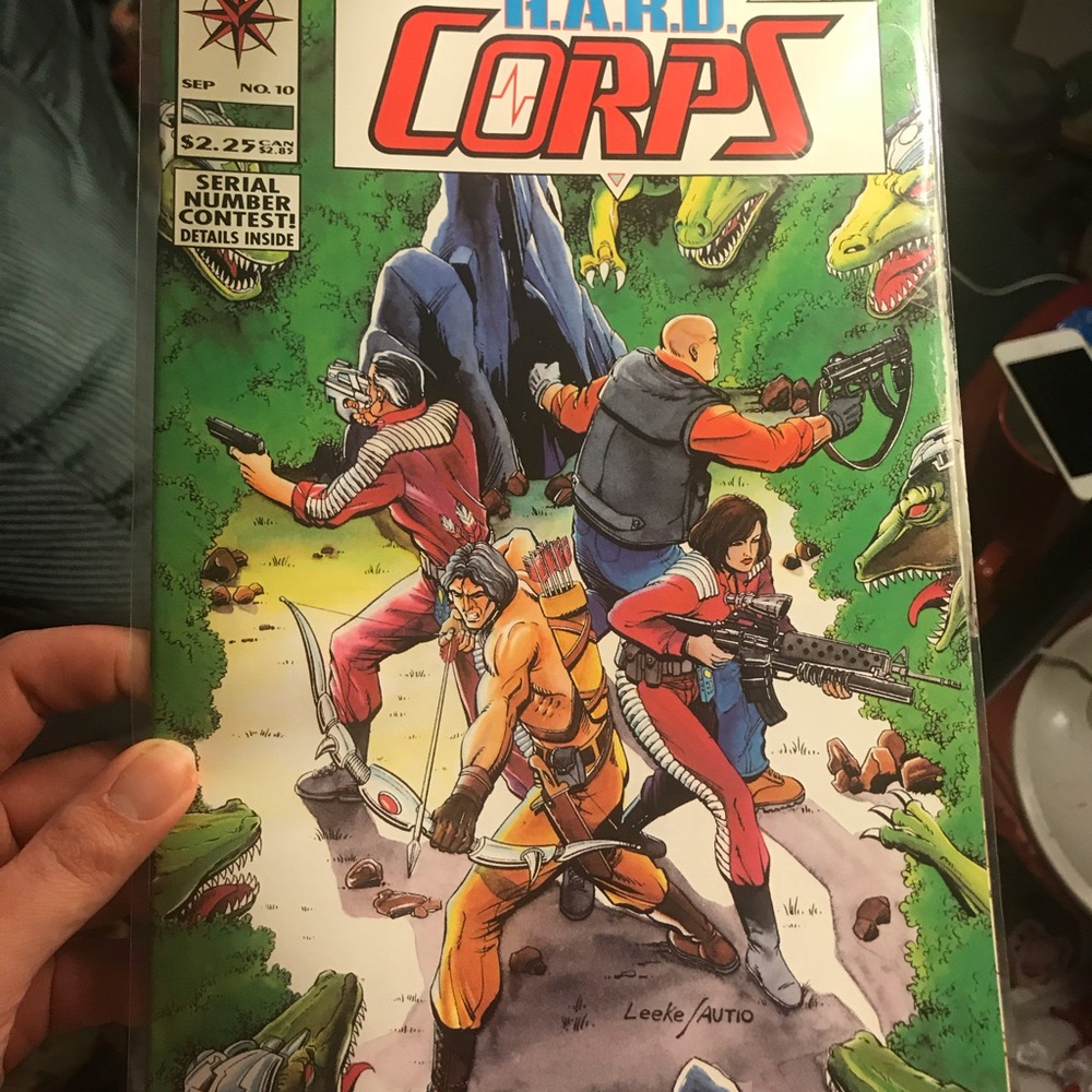 1993 #10 H.A.R.D. Corps Comic Book - Colorful Action Cover